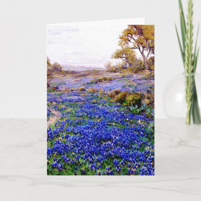 Carte Onderdonk - Bluebonnets à Twilight, au nord de San (Devant)
