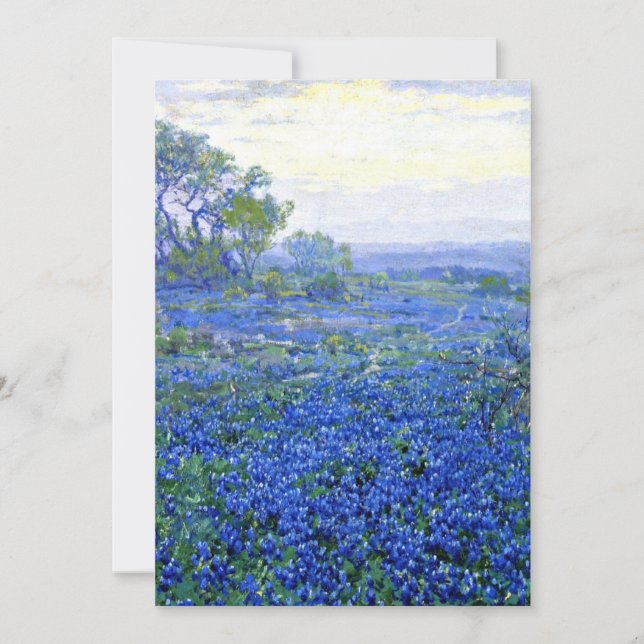Carte Onderdonk - Jour nuageux, Bluebonnets San Antonio (Devant)