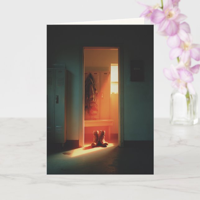 Carte "One Last Shift, Done in Peace" Sympathy (Orchidée)