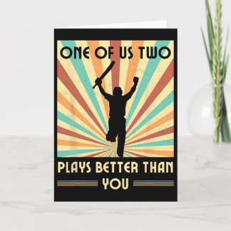 Carte One Of Us Two Plays Better Than You Cricket 2 