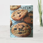 CARTE ONE SMART COOKIE SISTER-BIRTHDAY<br><div class="desc">I think this cookie card is FUN and so ADORABLE of a way to say HAPPY BIRTHDAY TO YOUR SIS,  and,  if she's a baker = even better :)</div>