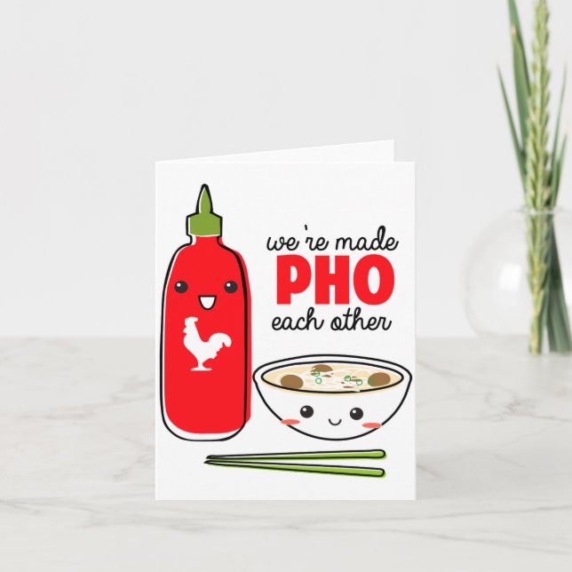 Carte Ont été faits Pho l'un pour l'autre  (Devant)