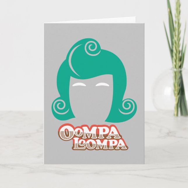Carte Oompa Loompa Graphique de cheveux (Devant)