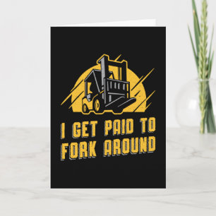 Carte Opérateur De Remorque Je Suis Payé Pour La Fourche