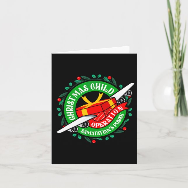 Carte Opération Samaritan's Purse Enfant de Noël Meme C (Devant)