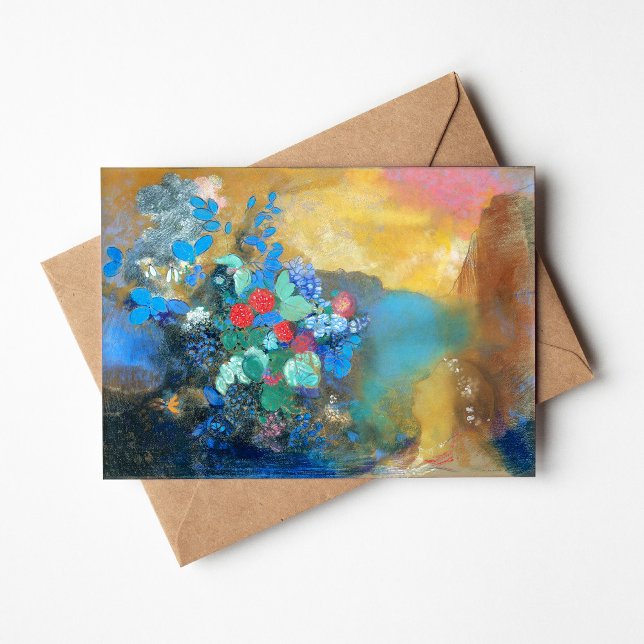 Carte Ophélie parmi les fleurs | Odilon Redon (Créateur téléchargé)