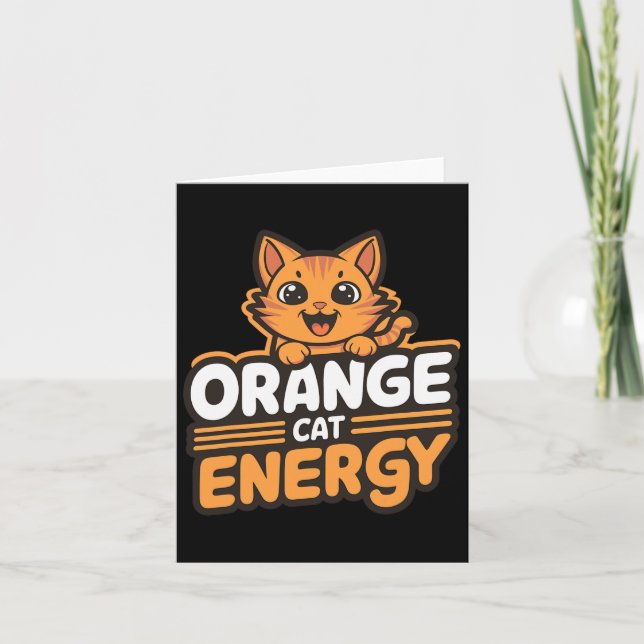 Carte Orange Cat Energy (Devant)