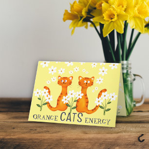 Carte Orange Cat Energy se tirer bien