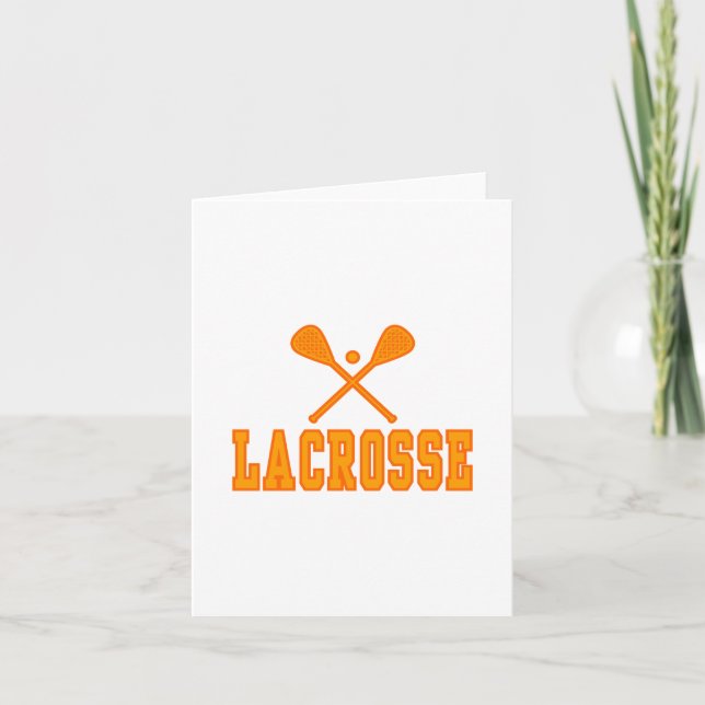 Carte Orange de lacrosse (Devant)