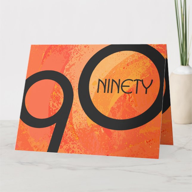Carte Orange Décennie 90e anniversaire (Devant)