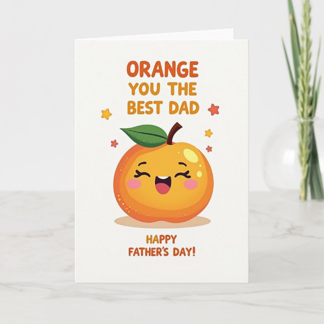 Carte Orange: Meilleur Papa (Devant)
