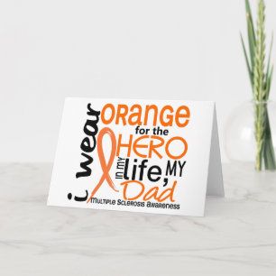 Carte Orange Pour Héros 2 Papa MS Multiple Sclerose