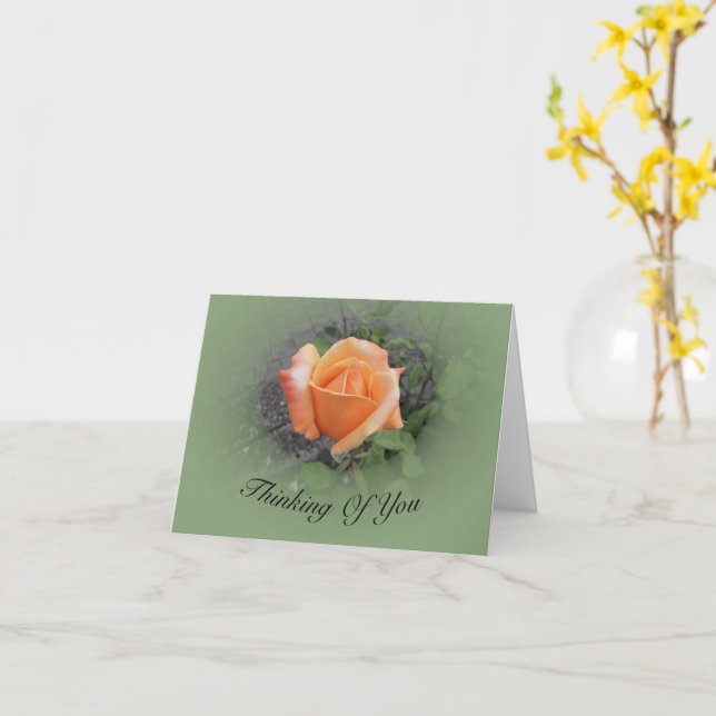 Carte Orange Rosebud (Fleur jaune)