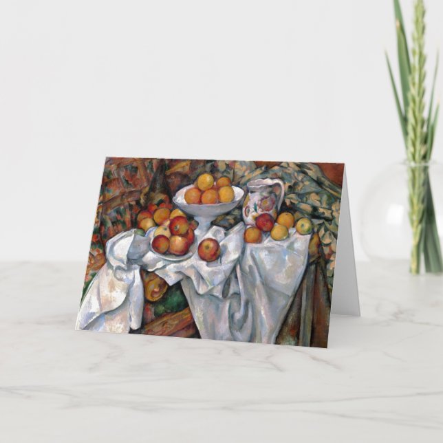 Carte Oranges à vie morte - Paul Cezanne Peinture Art (Devant)