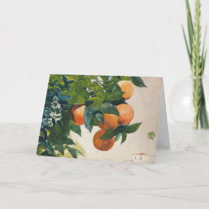 Carte Oranges sur une branche Winslow Homer