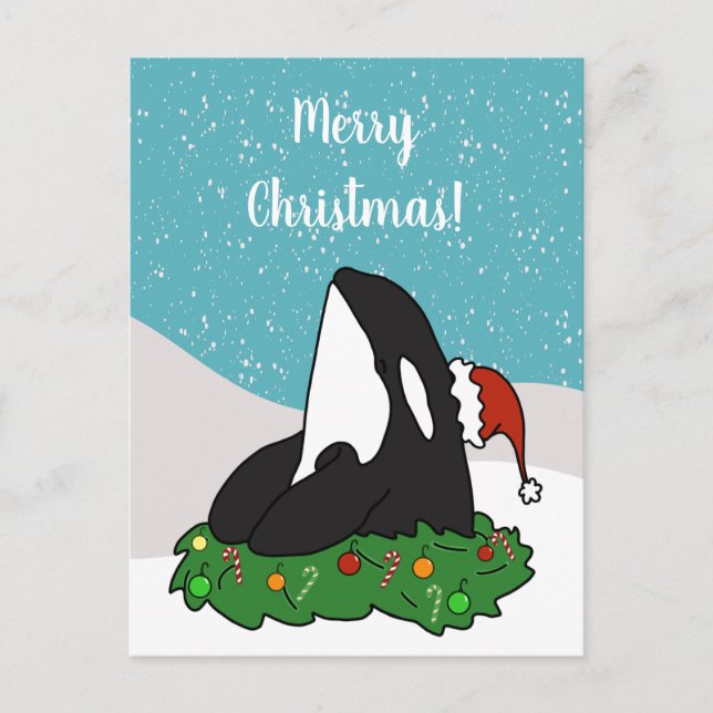 Carte Orca Noël (Devant)