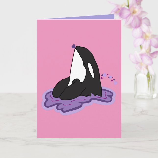 Carte Orca Valentines (Orchidée)