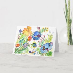 Carte Orchidée 16
