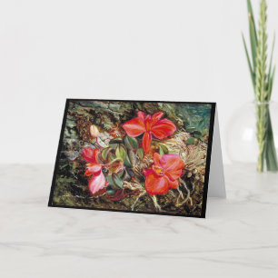 Carte Orchidée brésilienne, tableau de Marianne North