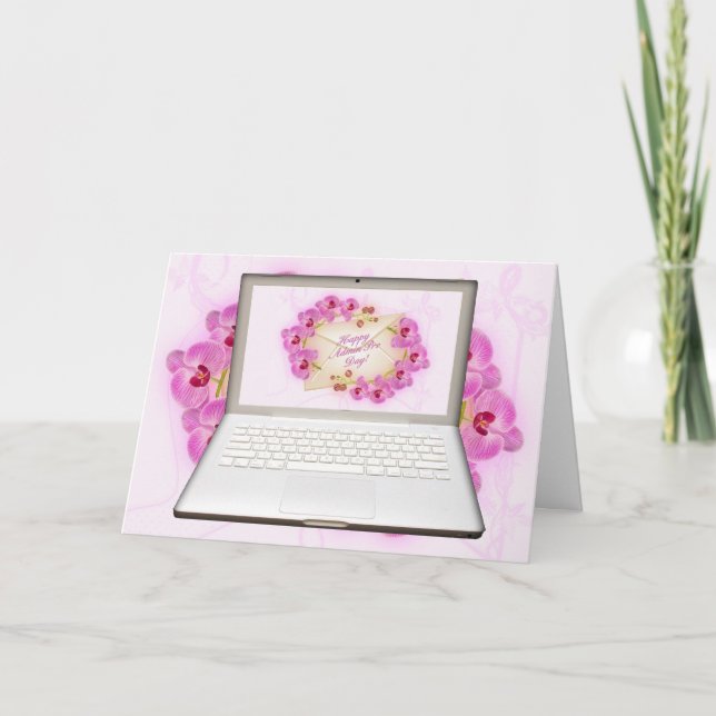 Carte Ordinateur Admin Pro Day Orchidées (Devant)
