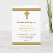 Carte Felicitations Ordination En Tant Que Diacre Croi Zazzle Fr