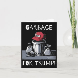 Carte Ordures Pour Trump Mega Casquette Trash Can
