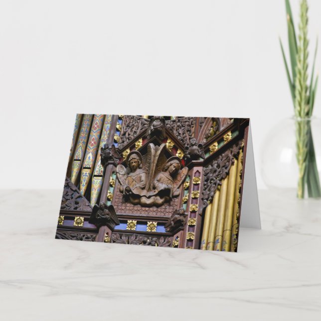 Carte Organe, Ely Cathedral, Uk greeting card (Devant)