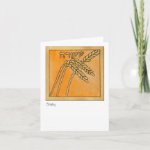 Orge, une des sept espèces de l'Israël