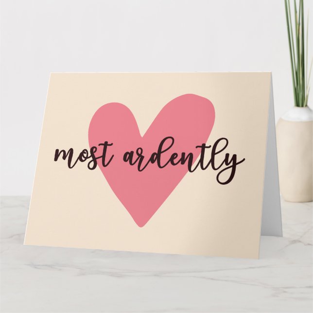 Carte Orgueil et Préjugés M. Darcy - Très Ardemment V (Devant)