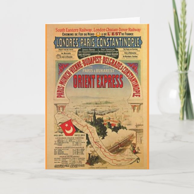 Carte Orient Express (Devant)