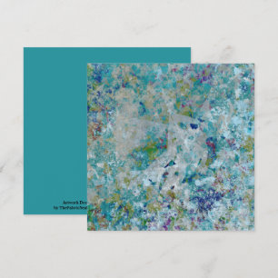 Carte Original Moderne Un Design D'Art Abstrait