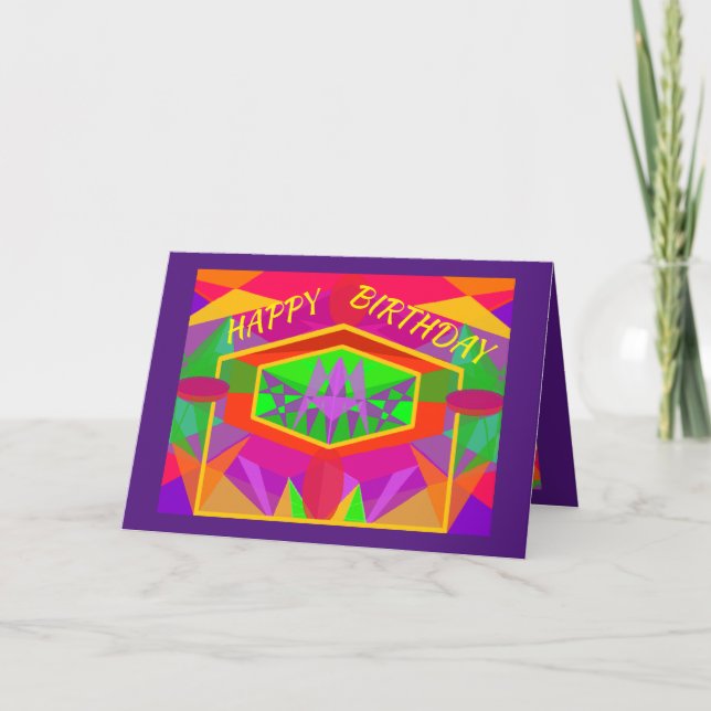 Carte originale d'art noir numérique (Devant)