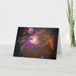 Carte Orion Nebula (Hubble Telescope)