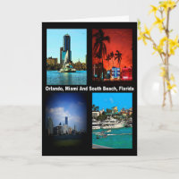 Orlando Miami South Beach Floride Collage Annivers