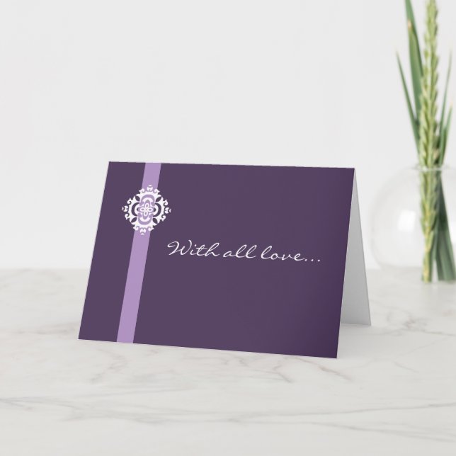 Carte Ornamenta greeting card - customizable (Devant)