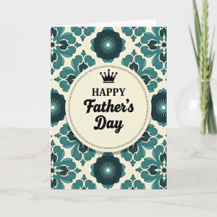 Carte ornée pour la fête des pères