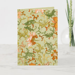 Carte Ornement chinois vintage Jones Flowers