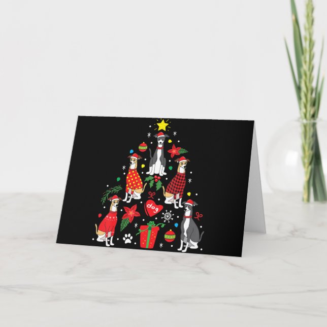 Carte Ornement de Noël pour arbre de la fête des mères p (Devant)