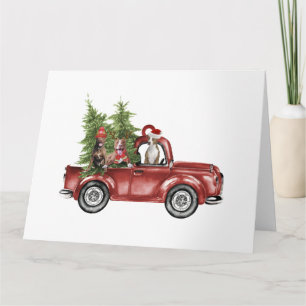 Carte Ornement de Noël pour voiture avec Pitbull Cadeaux