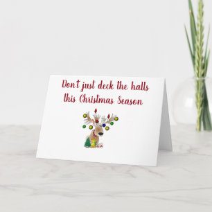 CARTE **ORNEMENTEZ LES SALLES ET VOUS-MÊME** JOYEUX NOËL