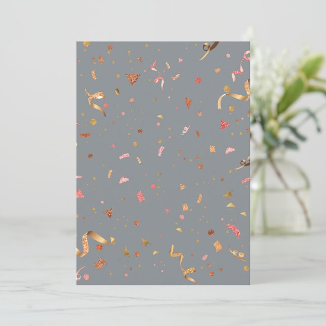 Carte Ornements festifs 3 (Debout devant)