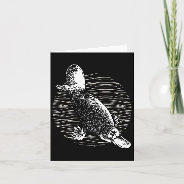Carte Ornithorynque Outback Faune Nature Ornithorynque  (Devant)
