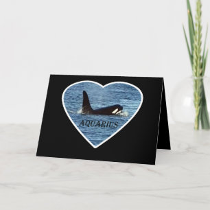 Carte Orque Baleine Tueuse de la Côte Ouest du Verseau P