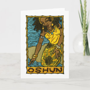 Carte Oshun Greeting Card
