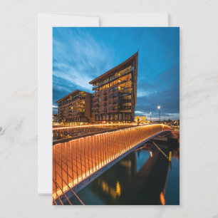 Carte Oslo la nuit, Norvège