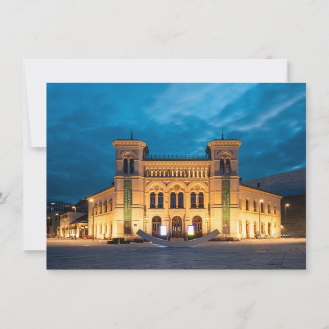 Carte Oslo Norvège (Devant)