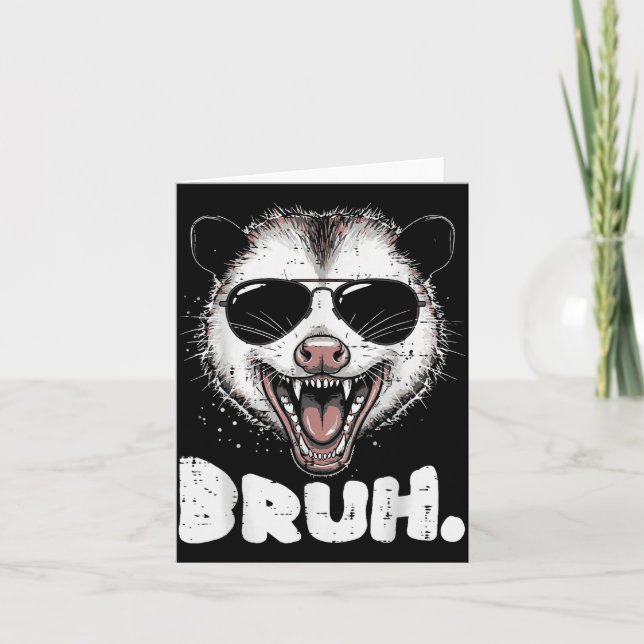 Carte Ossum Face Bruh Funny Ssum Meme Humor Men Women Ki (Devant)