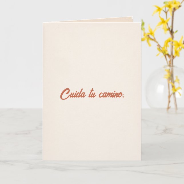 Carte Otro Año Más | Lo Que Decía Papi Hija (Fleur jaune)