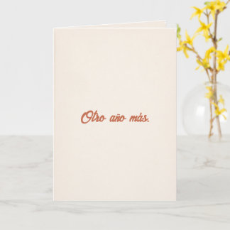 Carte Otro Año Más | Papa Fille