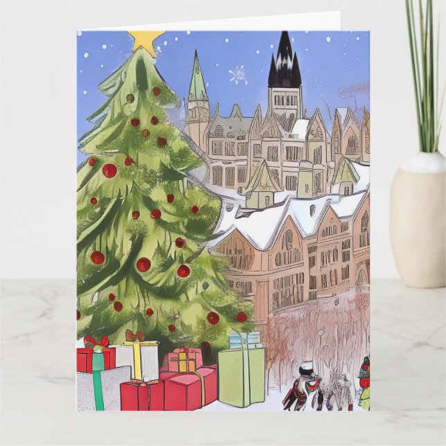 Carte Ottawa Ontario à Noël  (Devant)
